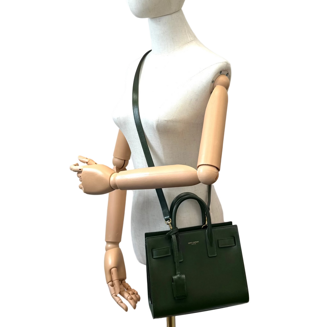 YSL Supple Sac de Jour Nano Leather Bag