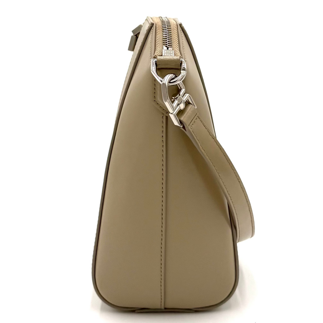 Mini Antigona Vertical Leather Crossbody Bag