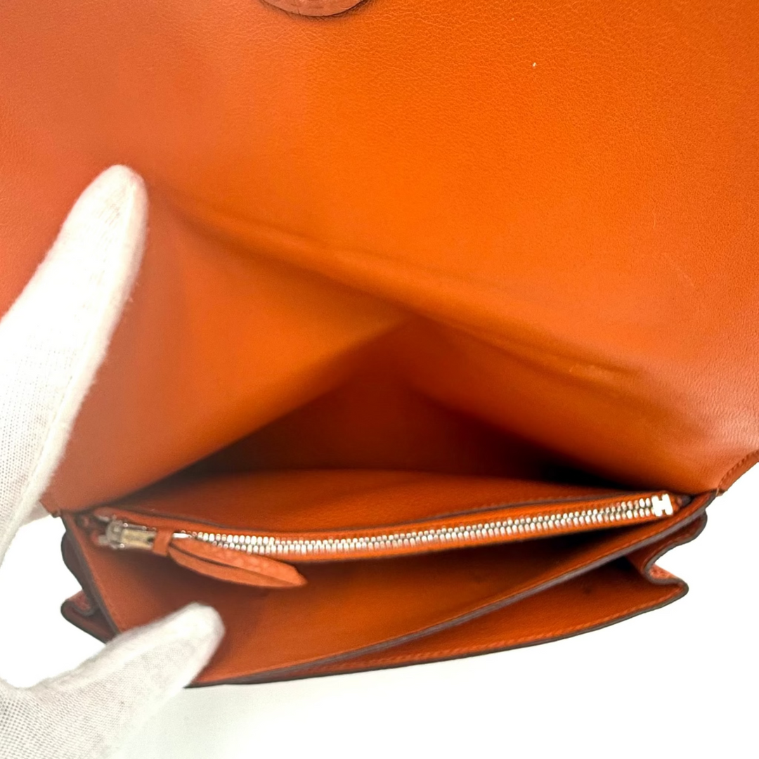Dogon Duo Continental Clemence Leather Wallet