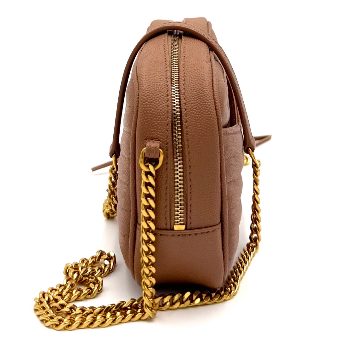 Mini Lou Grain de Poudre Crossbody Bag