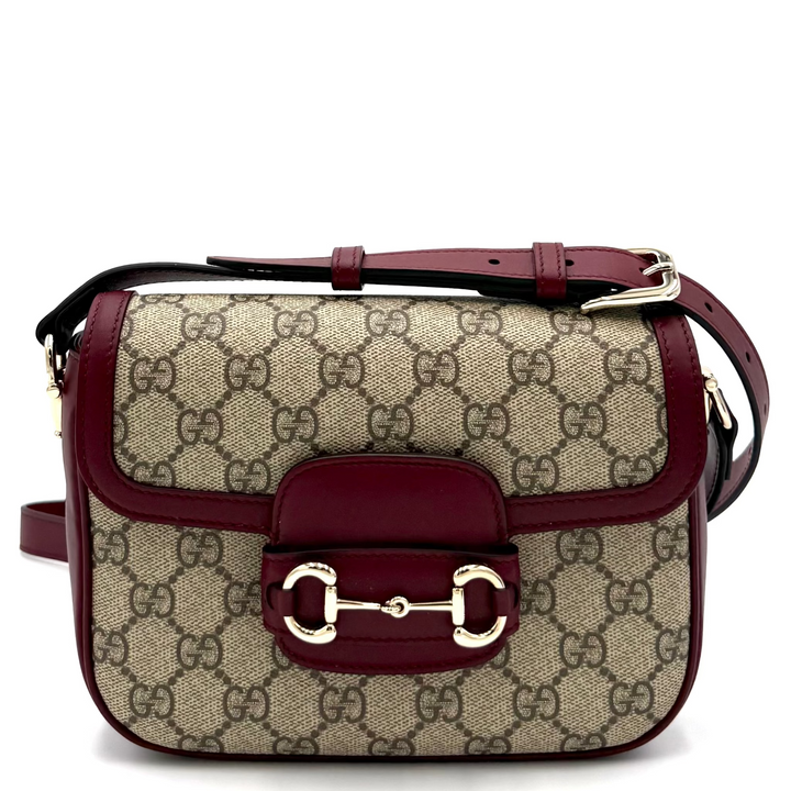 Monogram & Leather 1955 Horsebit Shoulder Bag