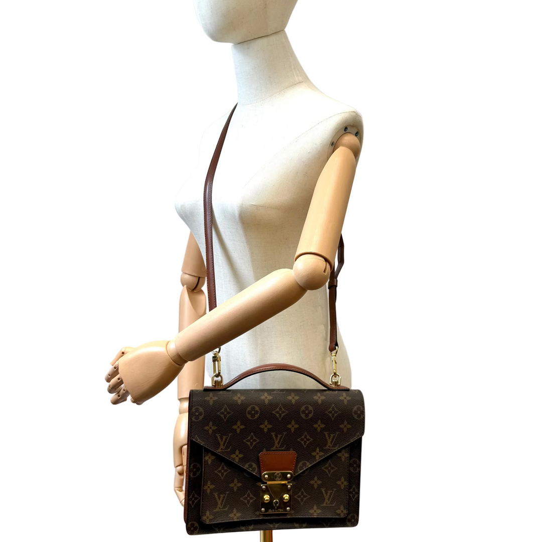 Vintage Monogram Canvas Monceau 26 Crossbody Bag