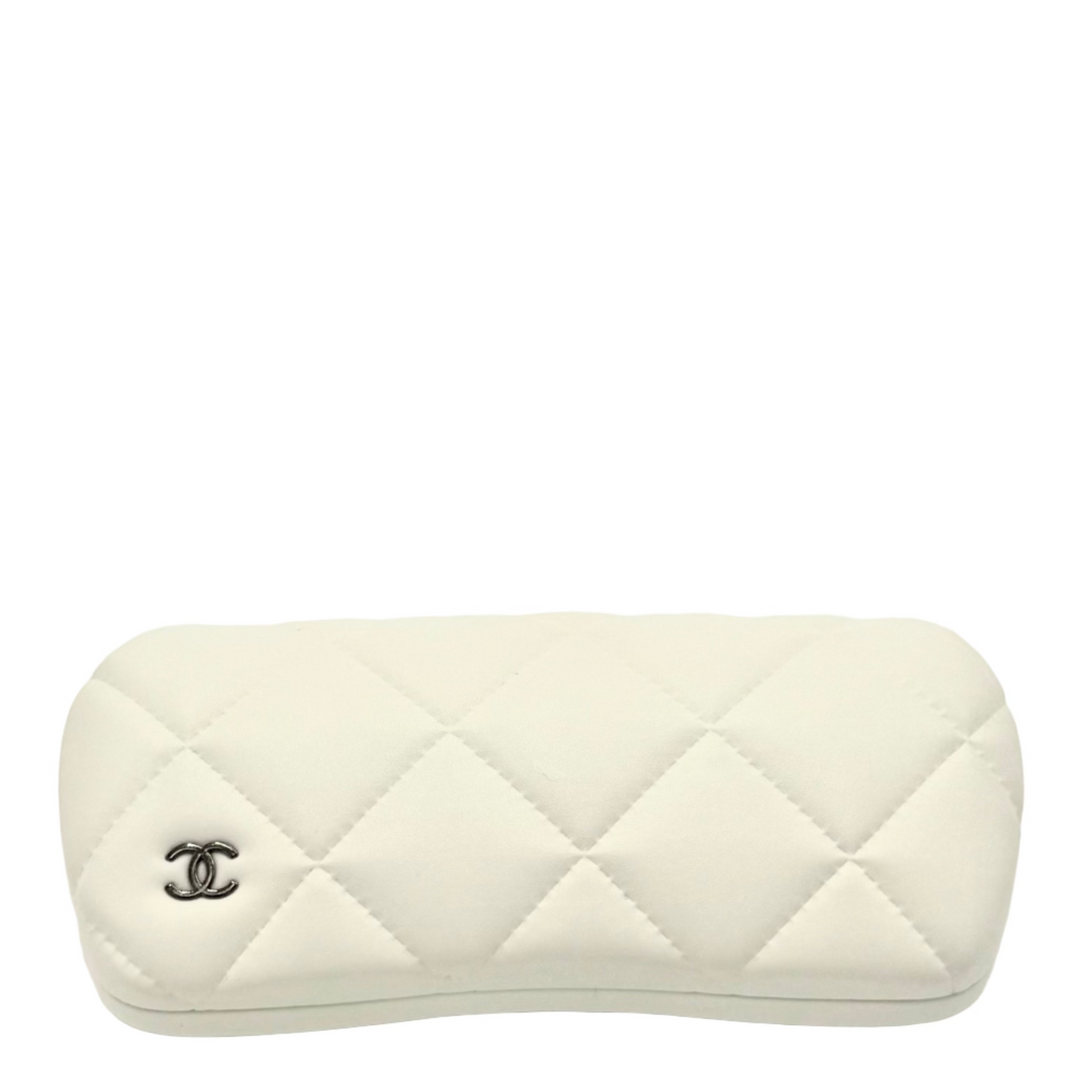 Lambskin Leather Hard Sunglass Case