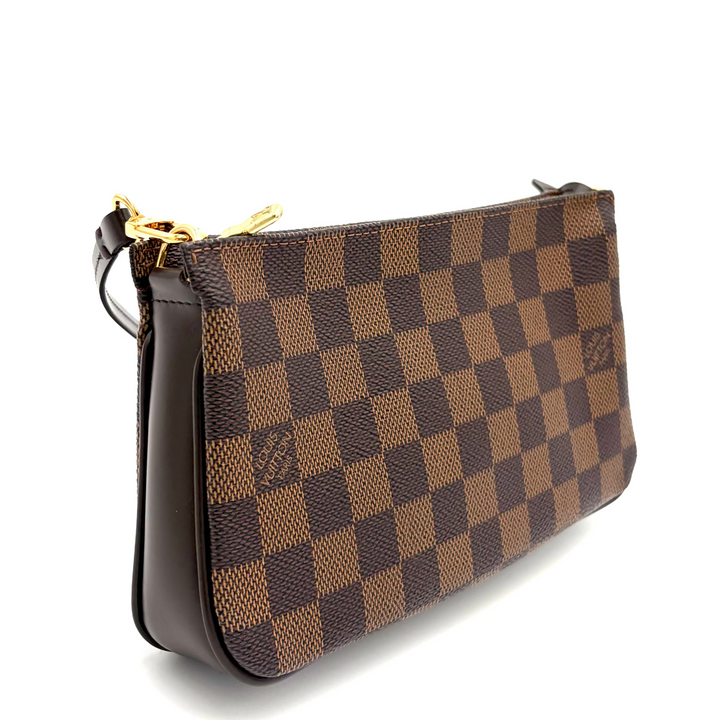 Navona Damier Ebene Canvas Pochette