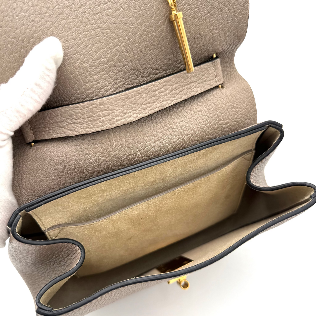 Drew Medium Textured Leather Bag