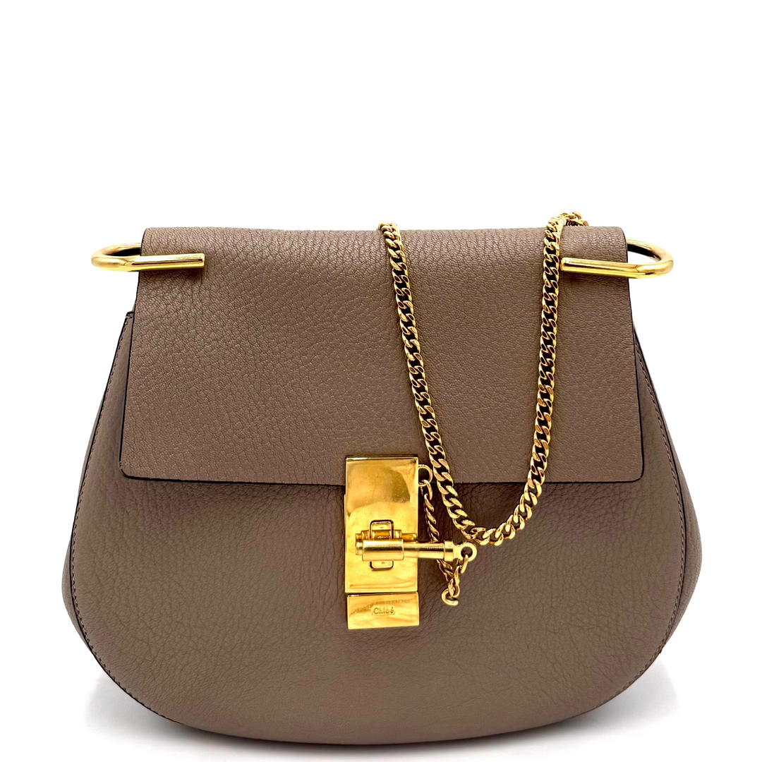 Drew Medium Textured Leather Bag