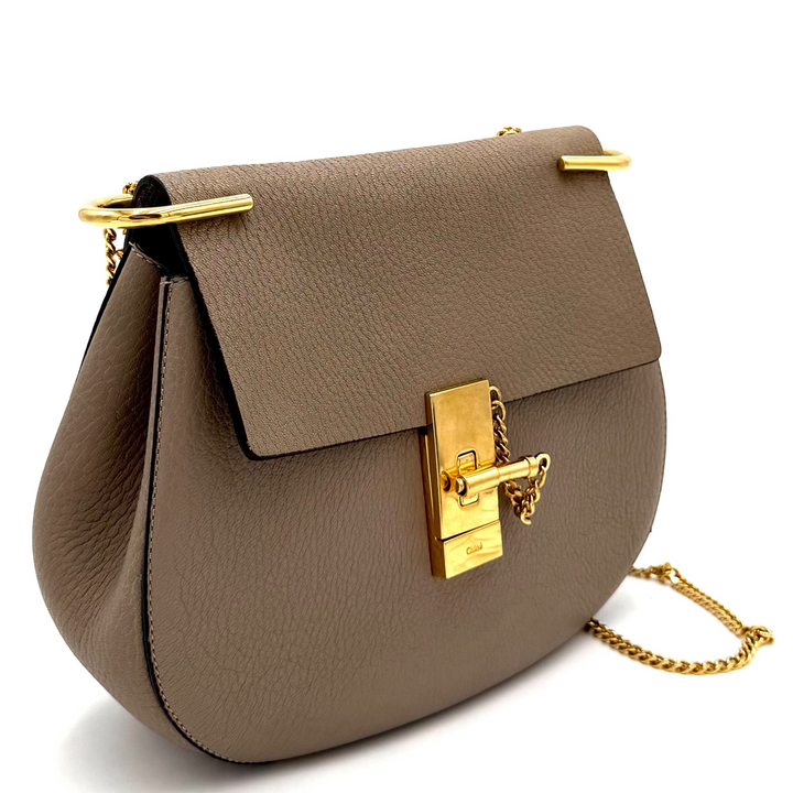 Drew Medium Textured Leather Bag
