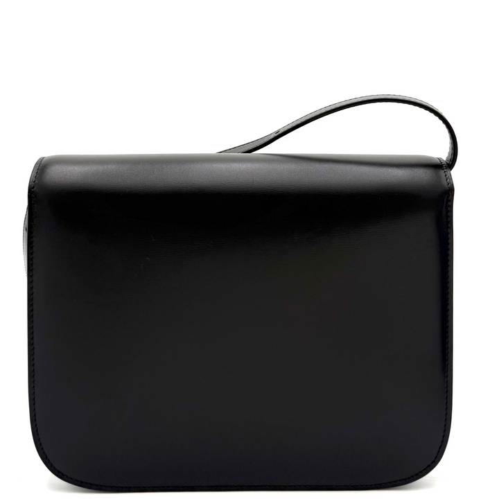 Classic Box Flap Medium Calfskin Leather Bag