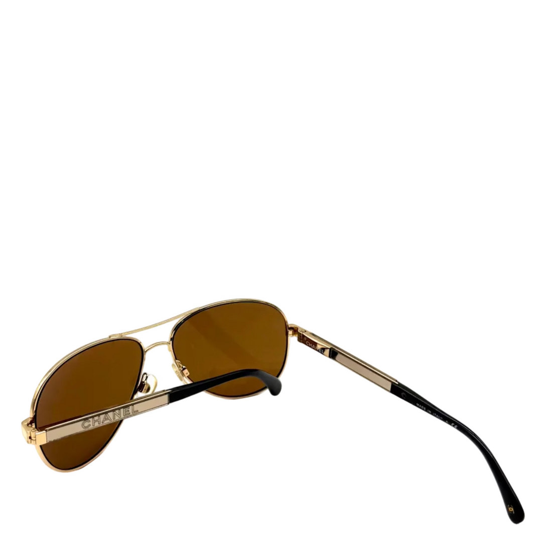 4179 Metal Aviator Sunglasses