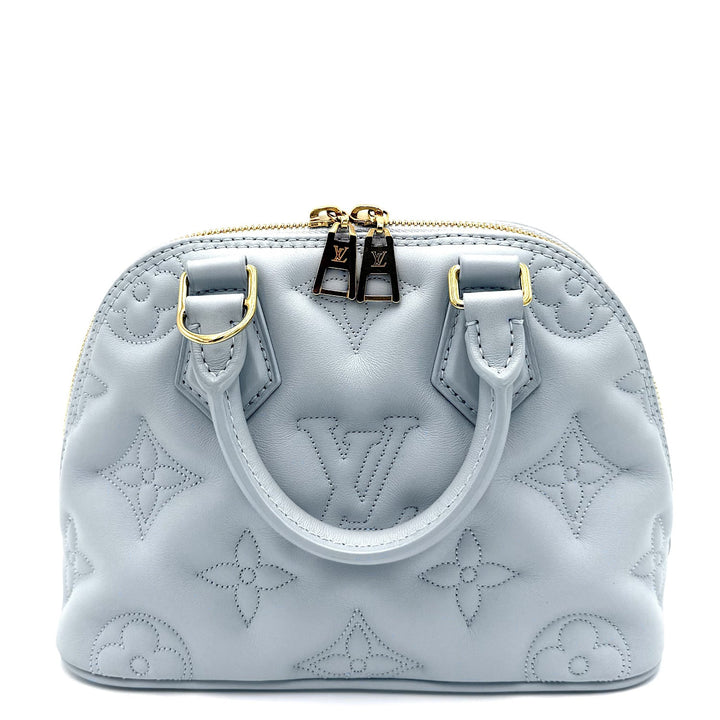 Louis Vuitton Alma BB Light Blue Bubblegum Leather Bag