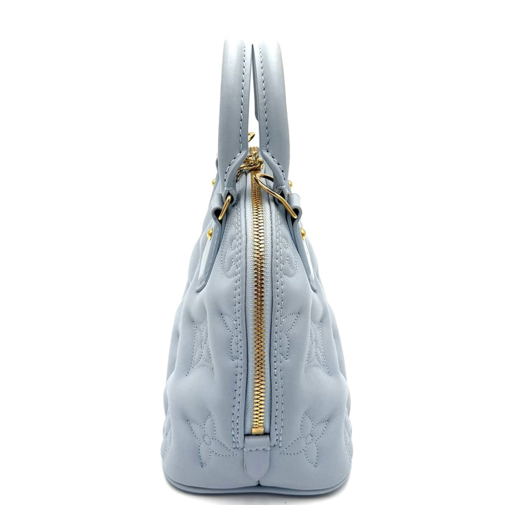Louis Vuitton Alma BB Light Blue Bubblegum Leather Bag