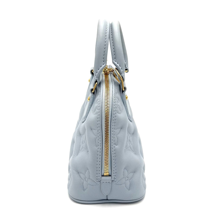 Louis Vuitton Alma BB Light Blue Bubblegum Leather Bag