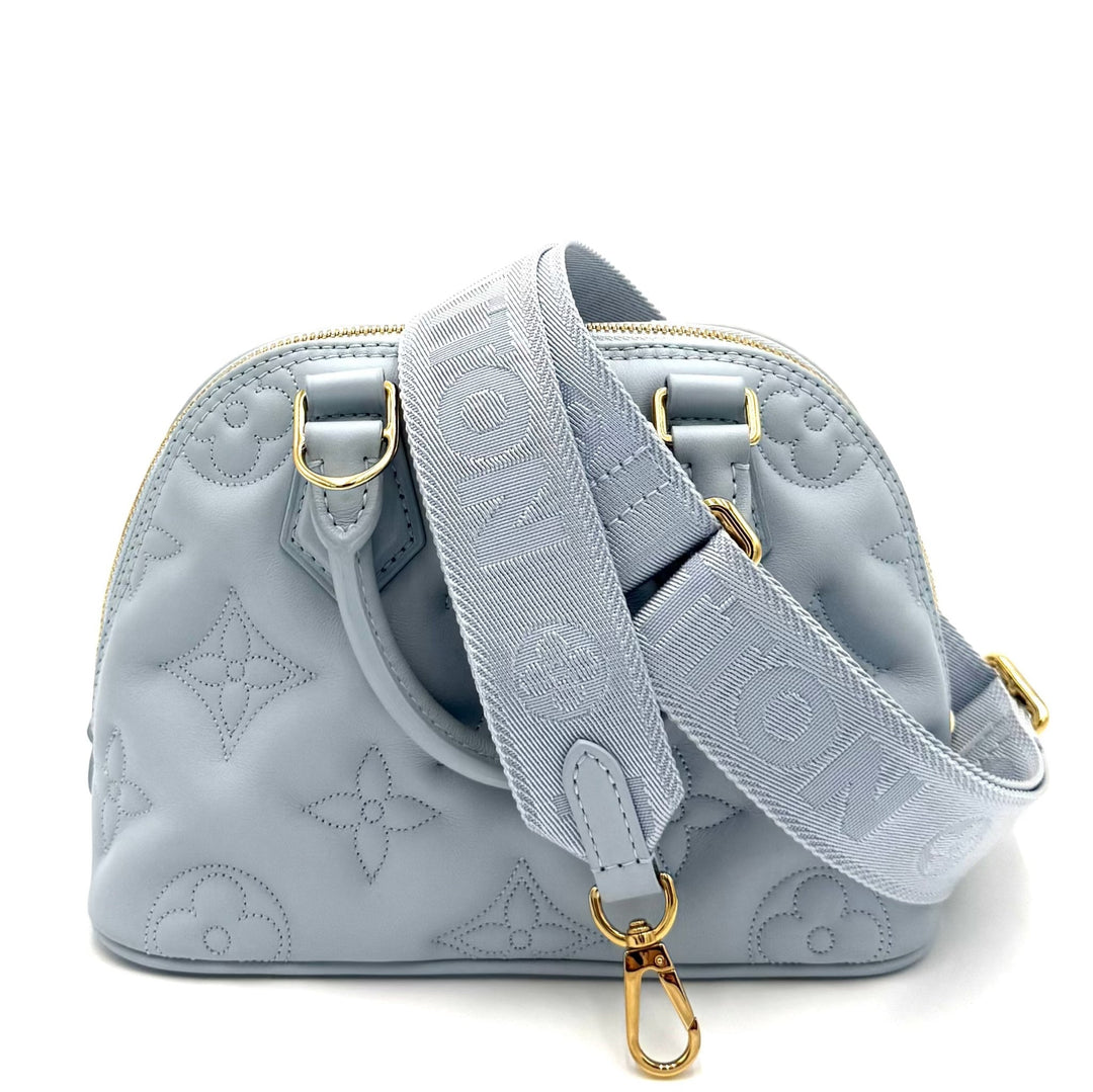 Louis Vuitton Alma BB Light Blue Bubblegum Leather Bag