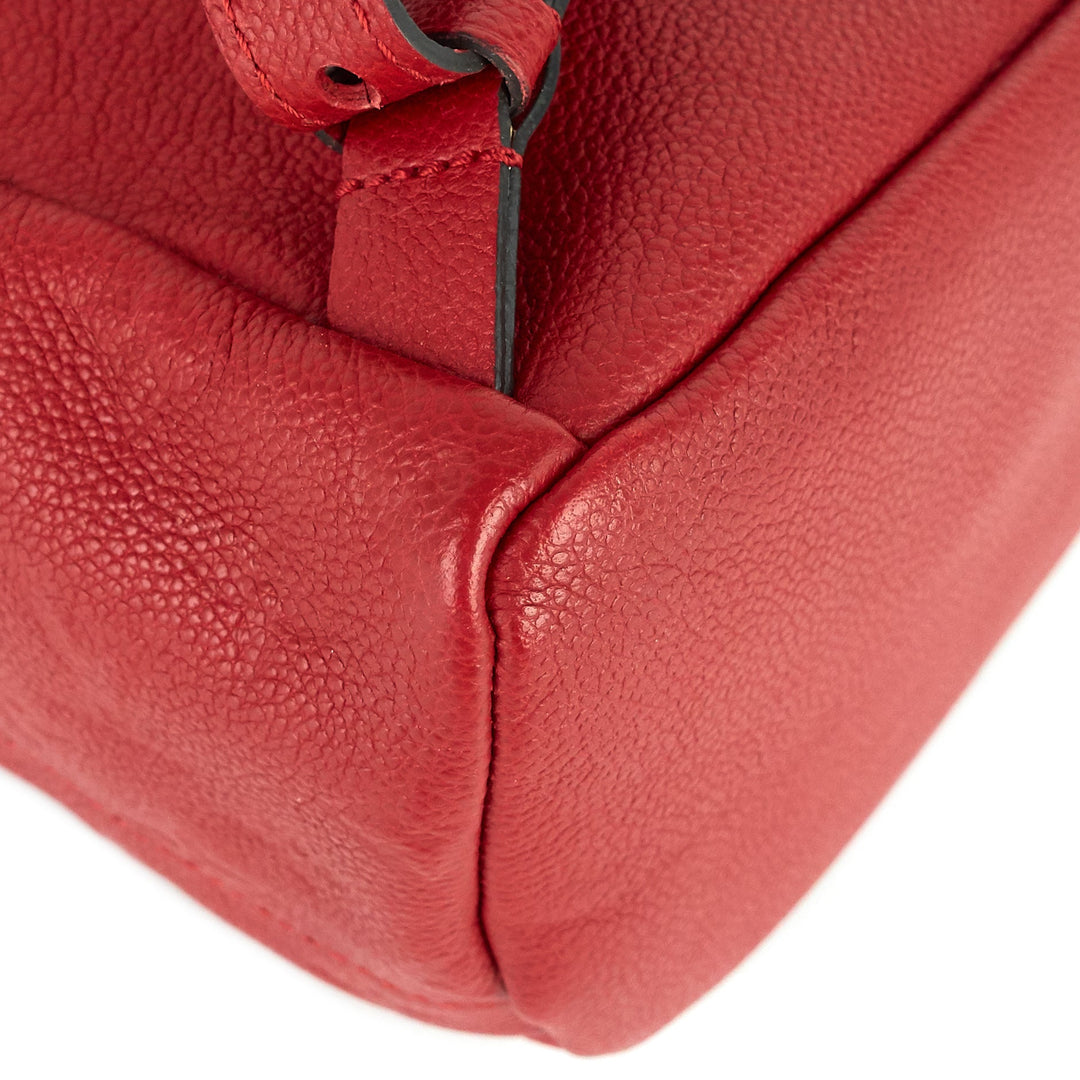 sorbonne monogram empreinte leather backpack