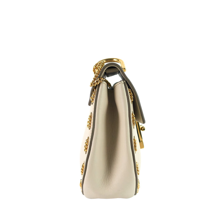 drew embellished medium calfskin leather bag