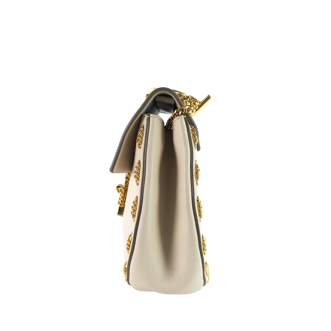drew embellished medium calfskin leather bag