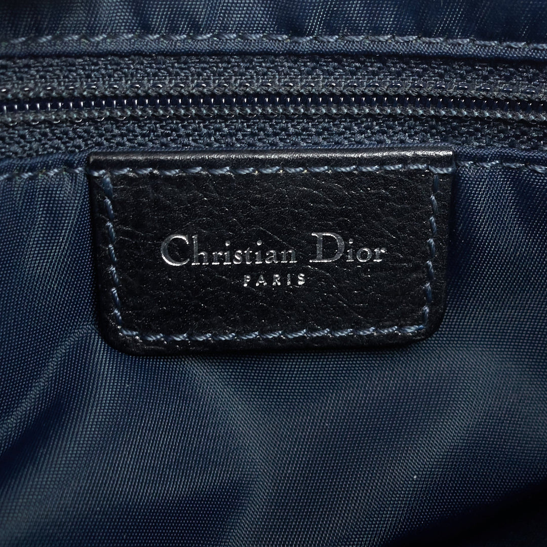 flight line monogram canvas saddle bag