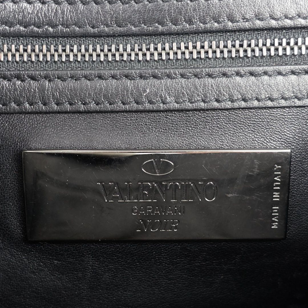 glam lock small leather bag