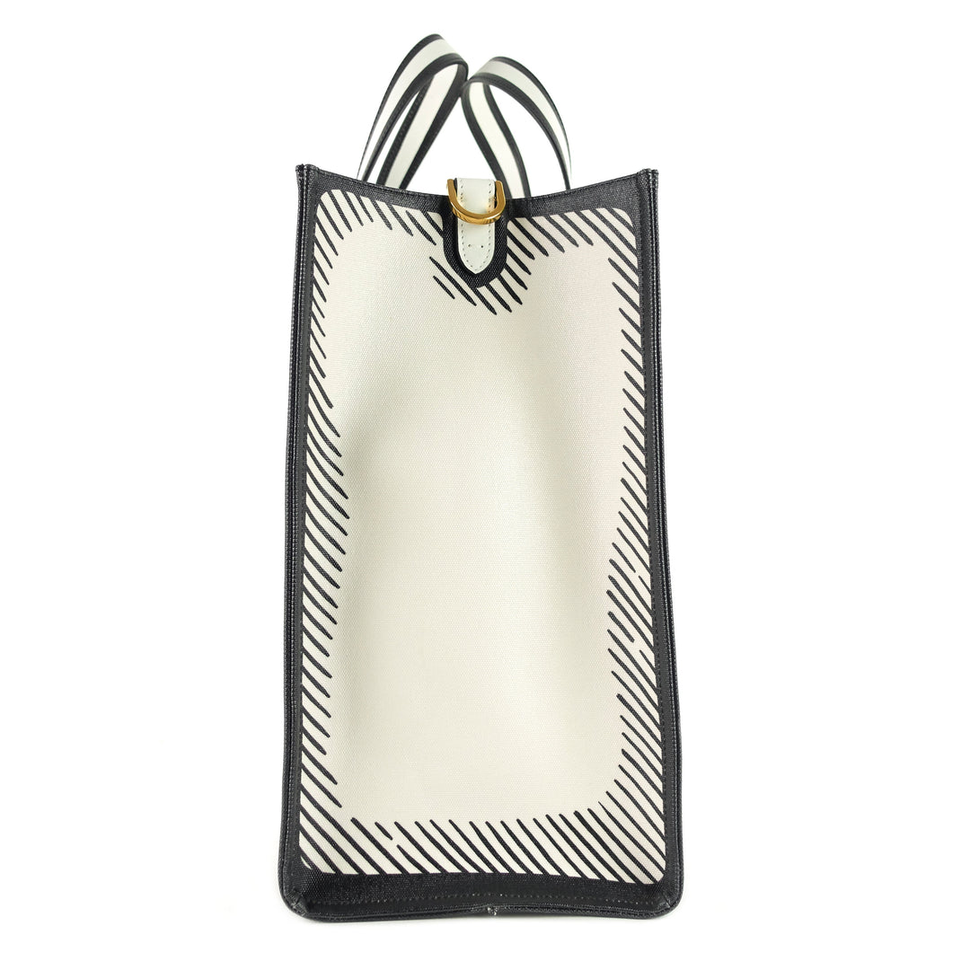 joshua vides coated canvas tote bag