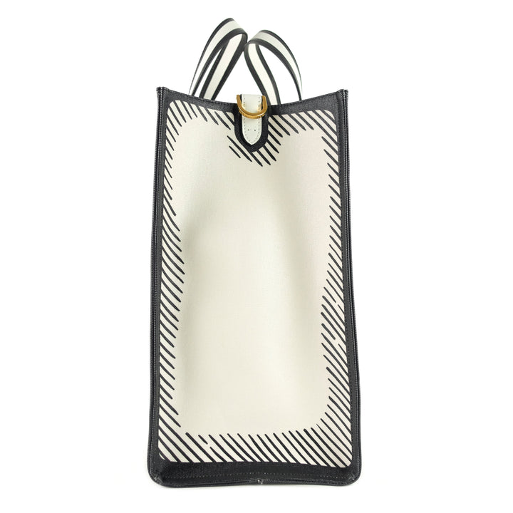 joshua vides coated canvas tote bag