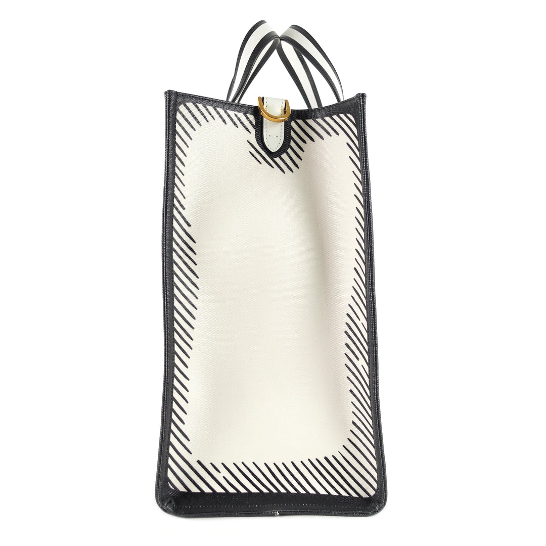joshua vides coated canvas tote bag