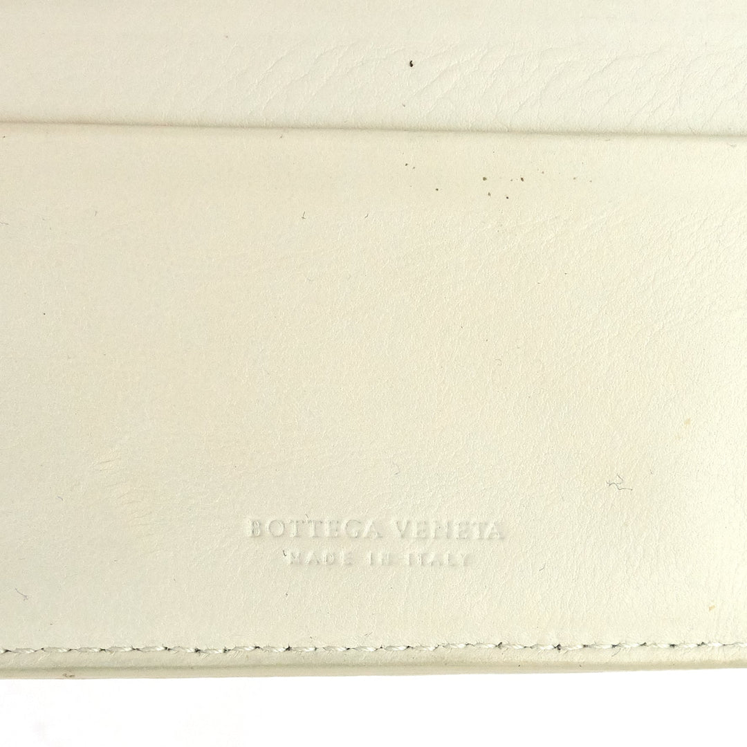intrecciato nappa leather french flap wallet