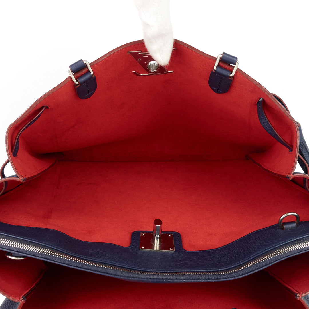LockMeTo MM Calfskin Leather Handbag