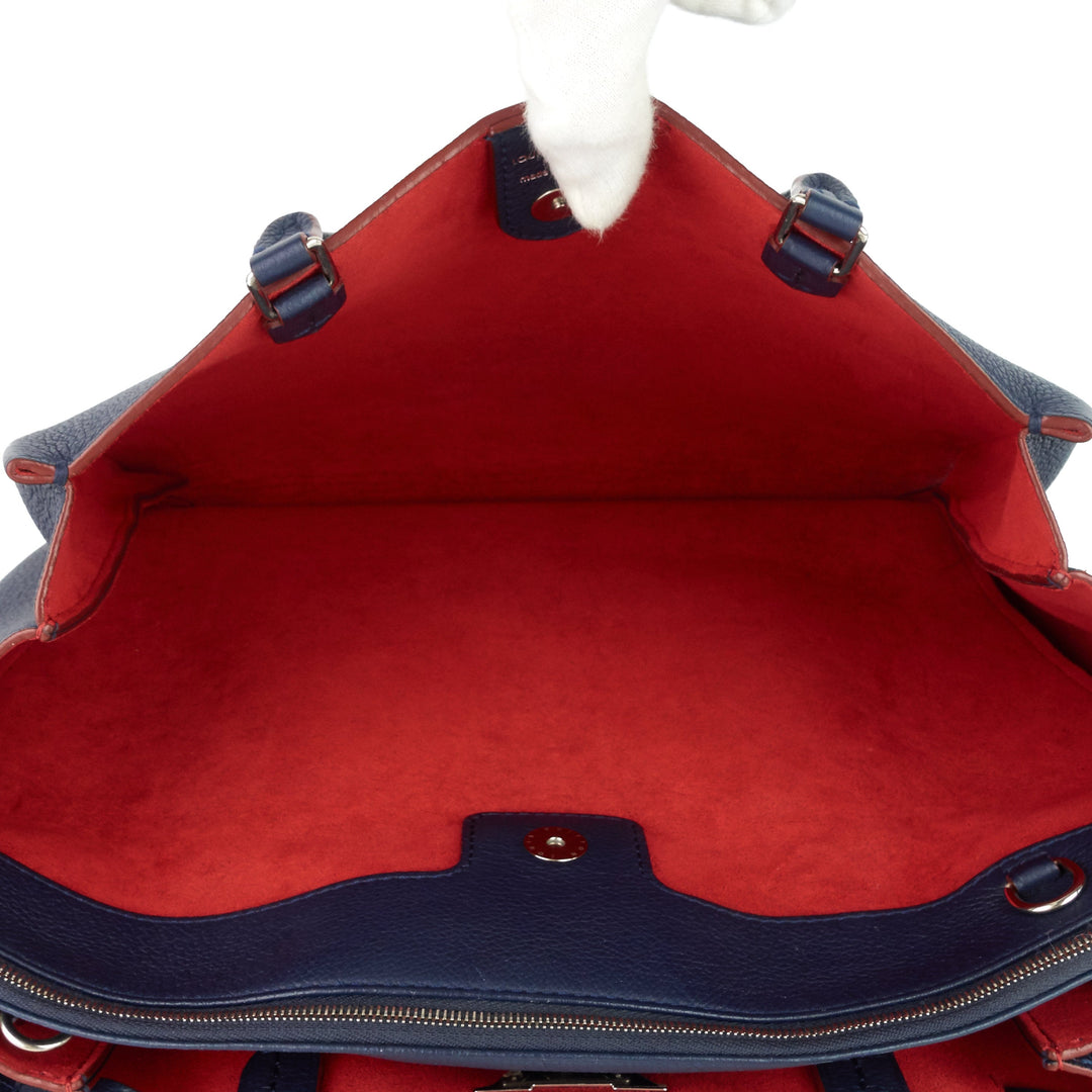 LockMeTo MM Calfskin Leather Handbag