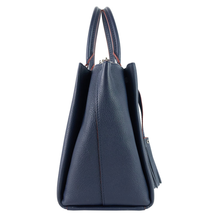 LockMeTo MM Calfskin Leather Handbag