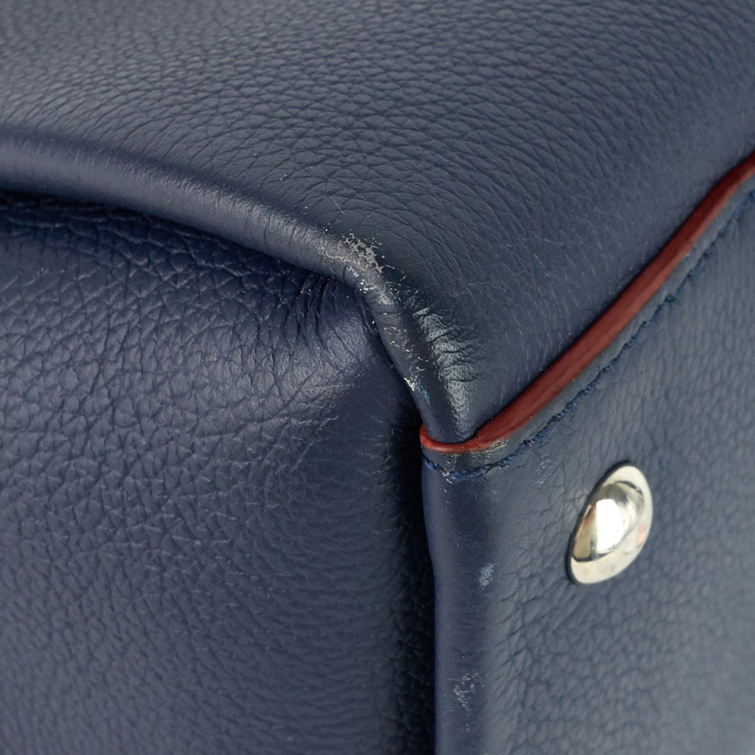 LockMeTo MM Calfskin Leather Handbag