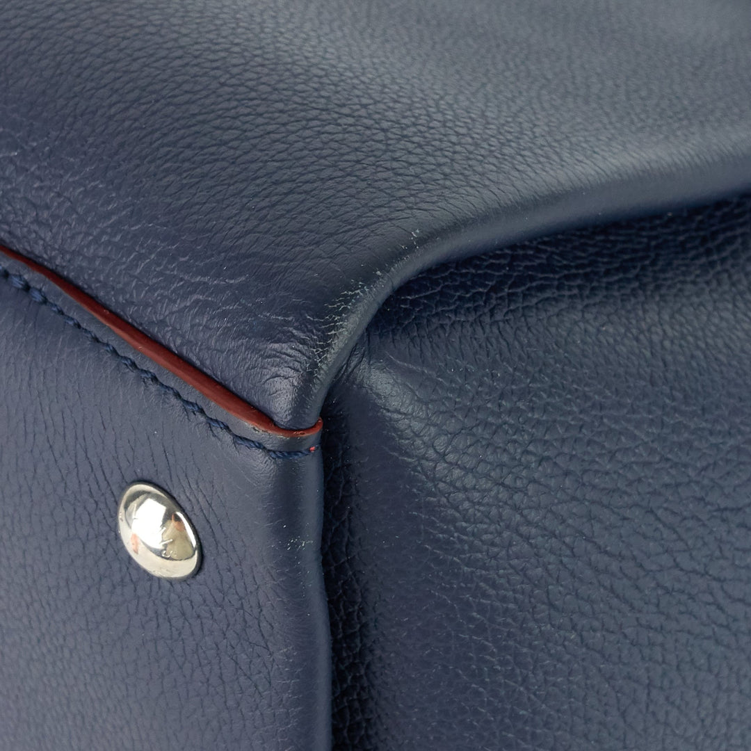 LockMeTo MM Calfskin Leather Handbag