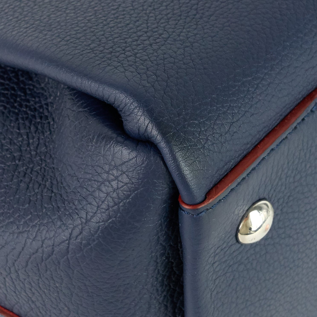 LockMeTo MM Calfskin Leather Handbag