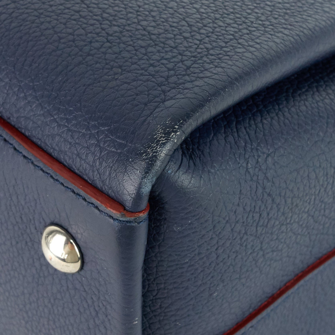LockMeTo MM Calfskin Leather Handbag