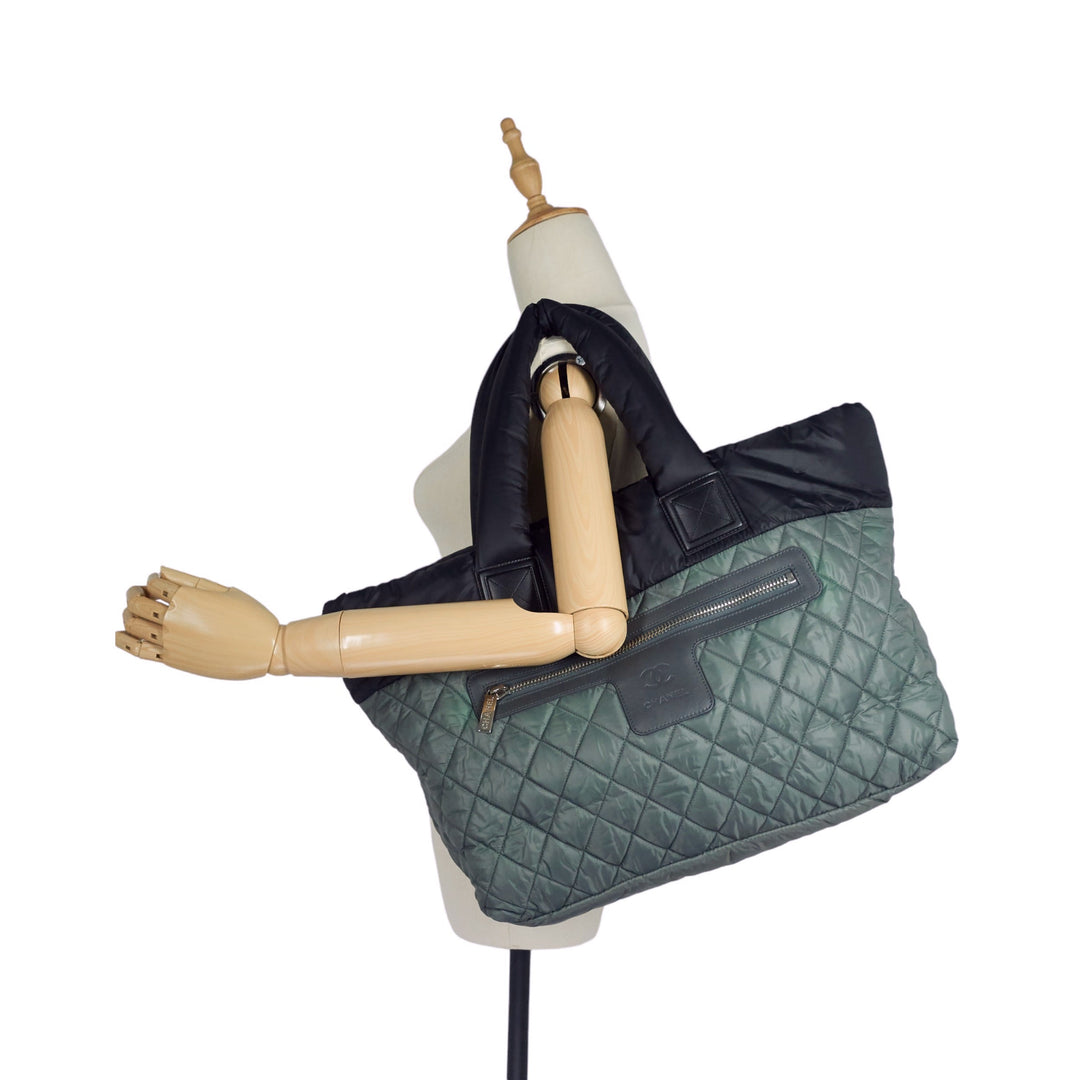 Coco Cocoon Bicolour Nylon Tote Bag
