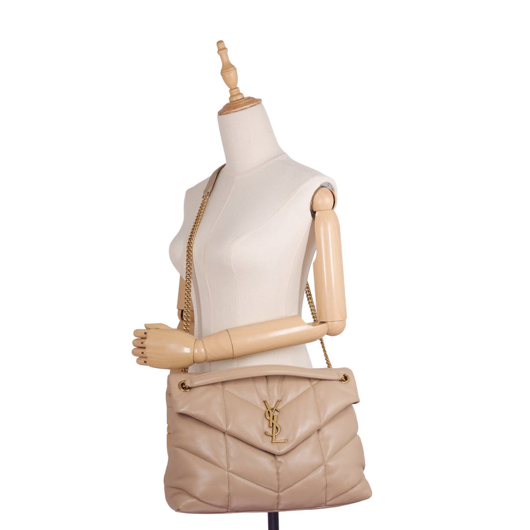 Loulou Puffer Medium Quilted Nappa Leather Bag