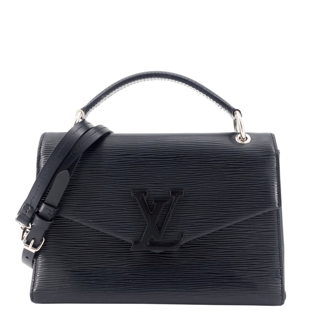 Pochette Grenelle Black Epi Leather Bag