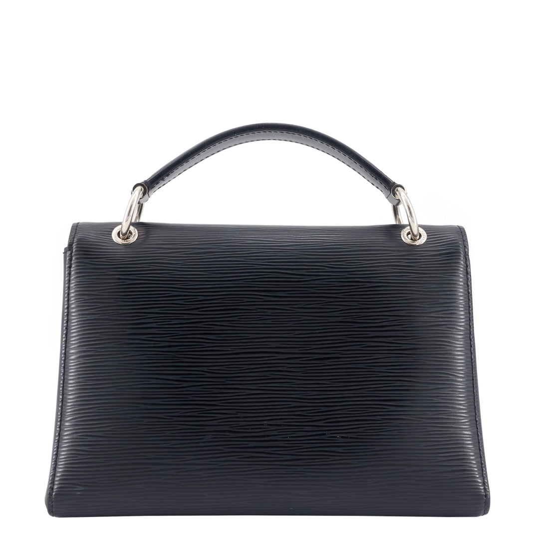 Pochette Grenelle Black Epi Leather Bag