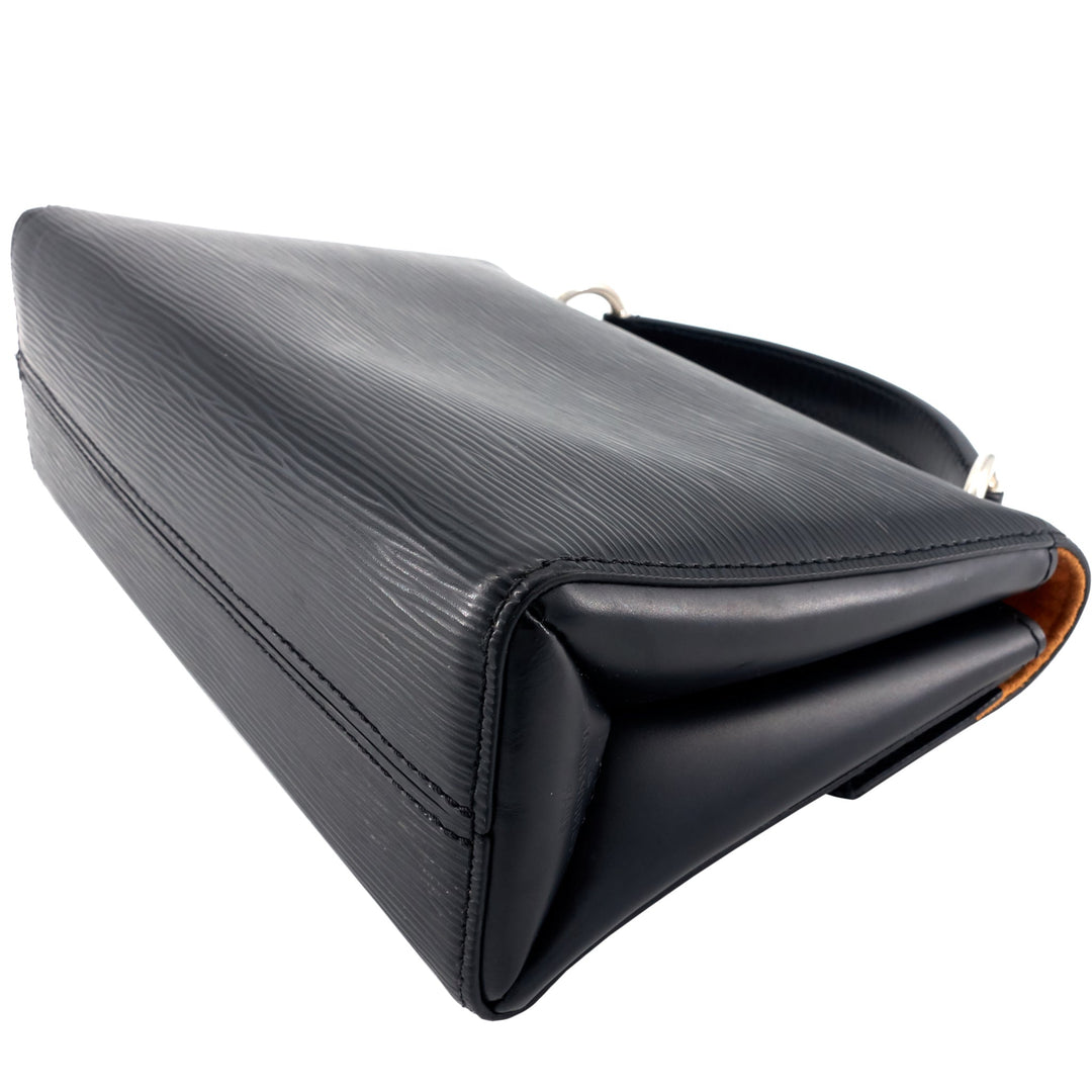 Pochette Grenelle Black Epi Leather Bag