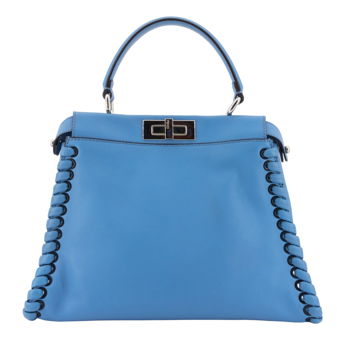 Peekaboo Medium Whipstitch Leather Bag