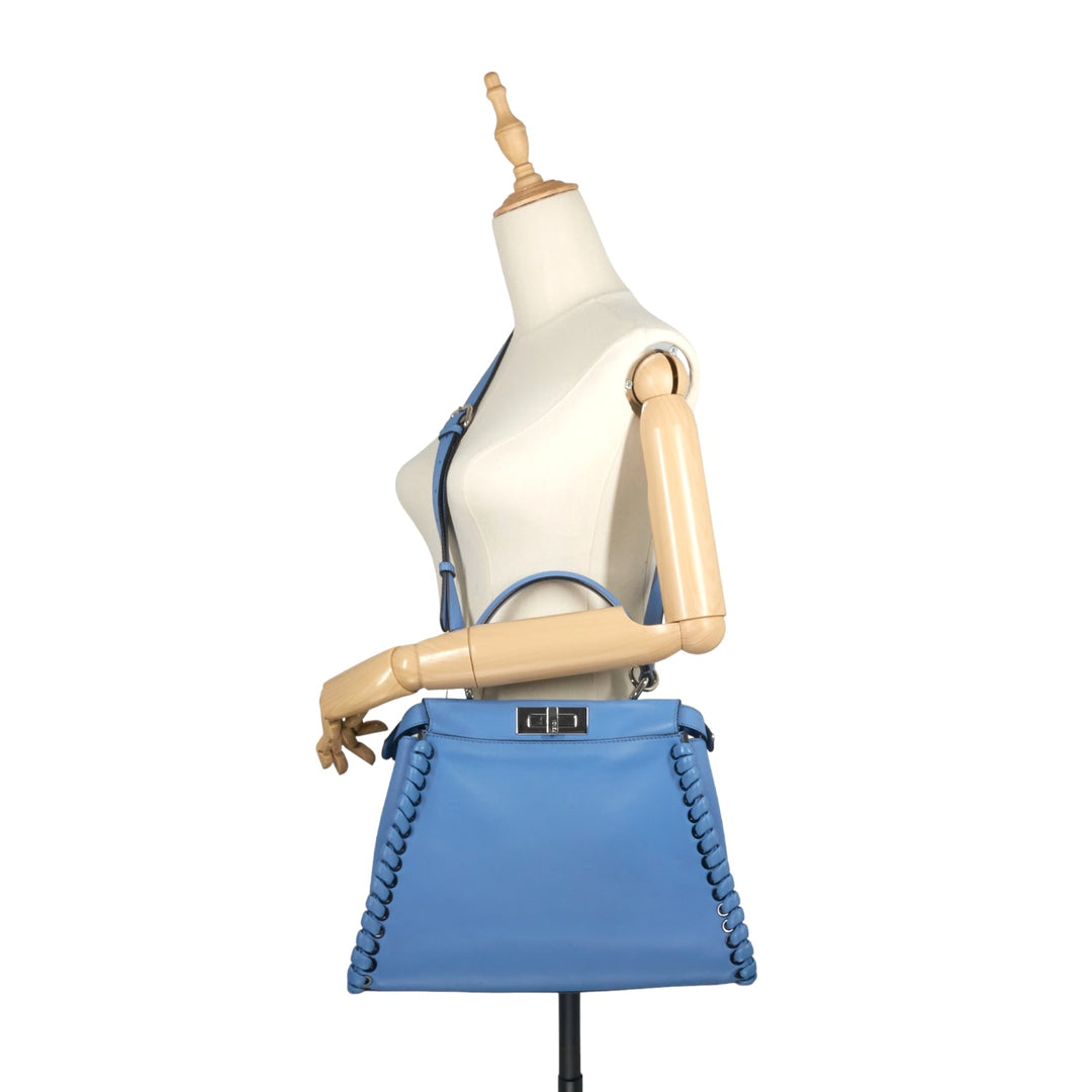 Peekaboo Medium Whipstitch Leather Bag