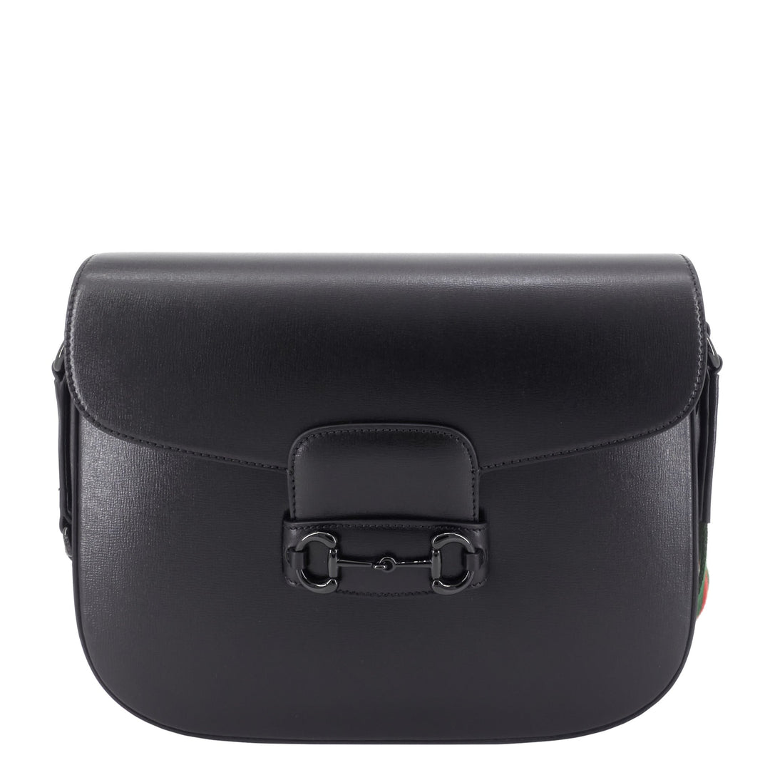 Horsebit 1955 Large Monochrome Azalea Leather Bag