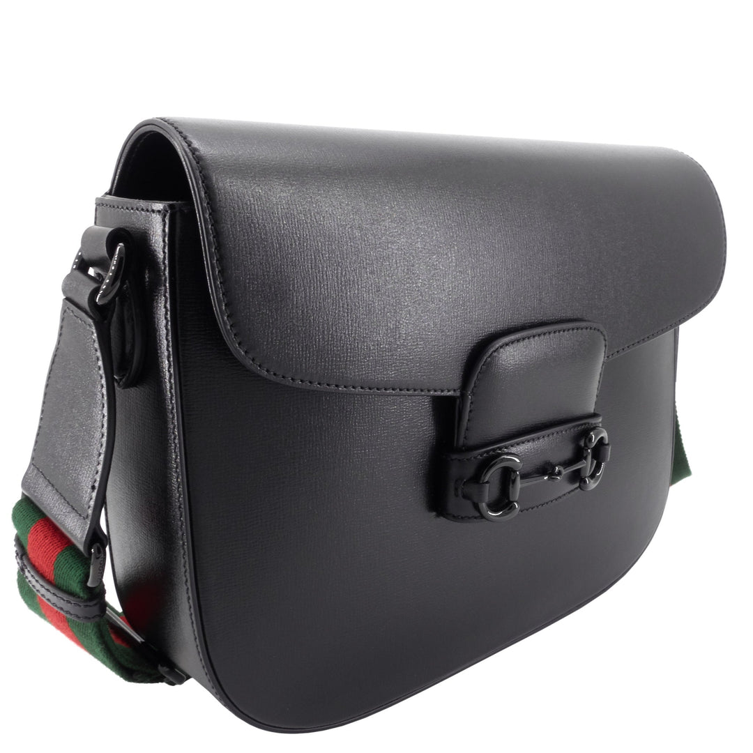Horsebit 1955 Large Monochrome Azalea Leather Bag