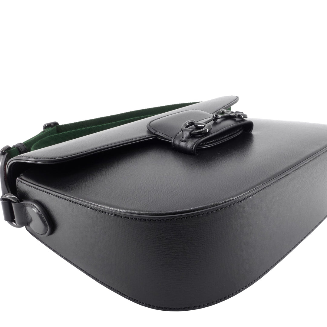 Horsebit 1955 Large Monochrome Azalea Leather Bag
