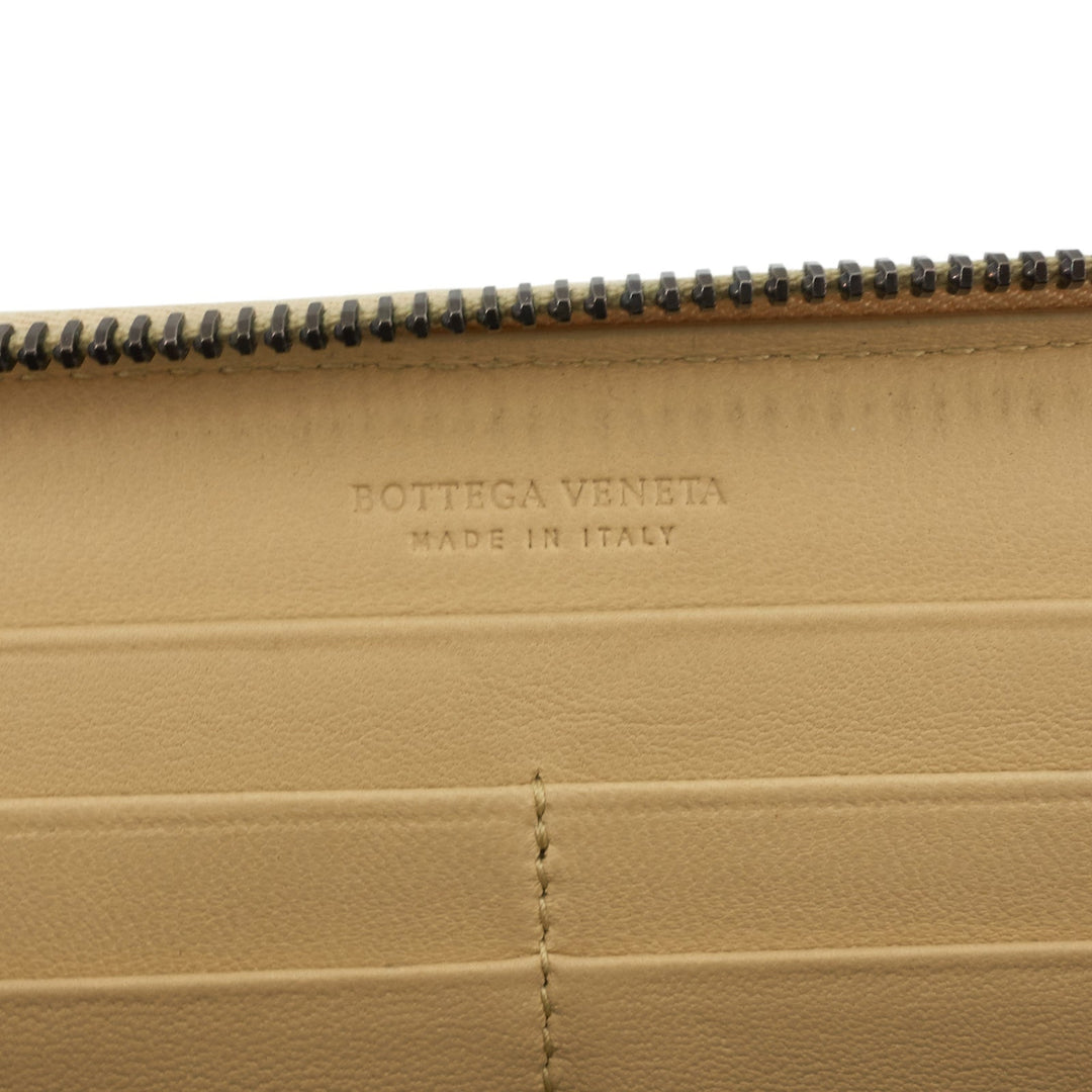 Intrecciato Zip Around Wallet