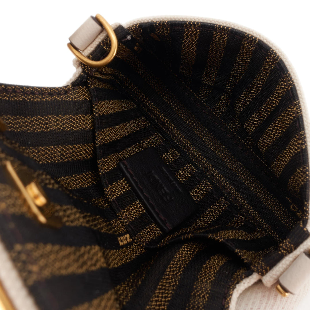 Nano Baguette Maxi Buckle Canvas Bag