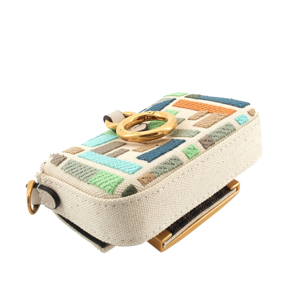Nano Baguette Maxi Buckle Canvas Bag