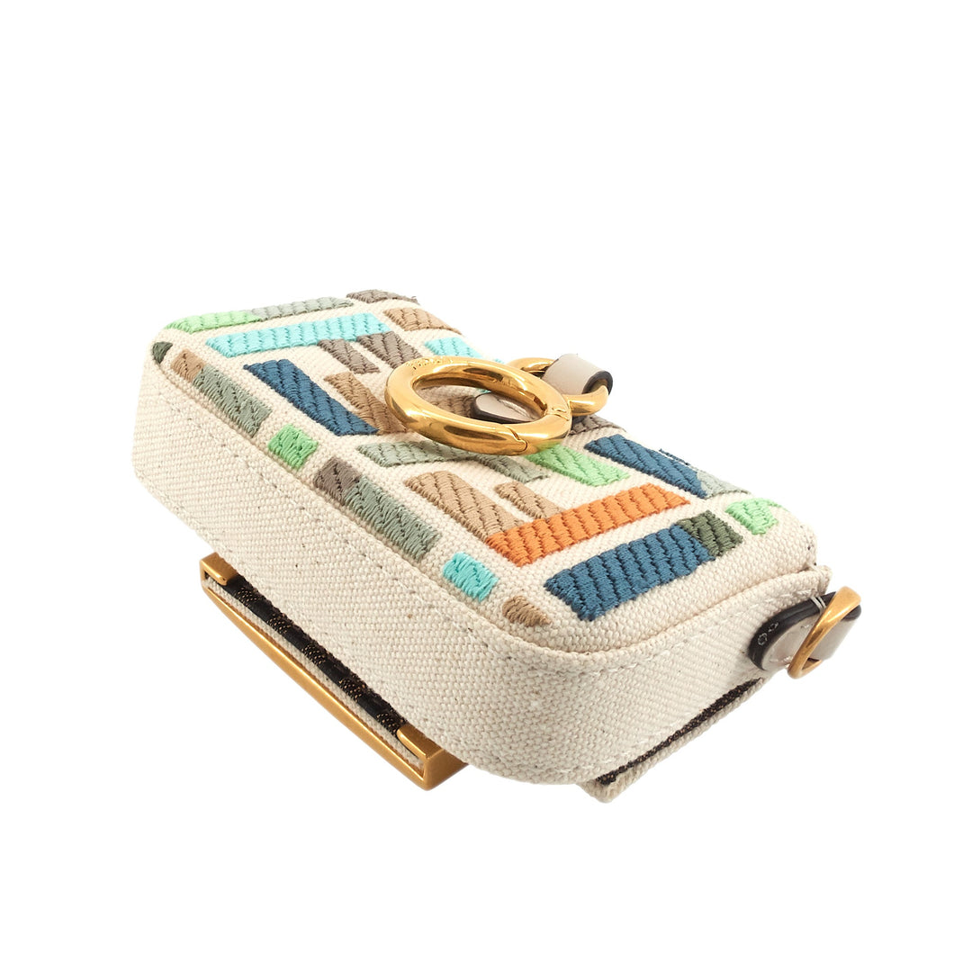 Nano Baguette Maxi Buckle Canvas Bag