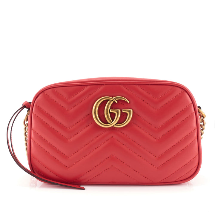 Marmont Small Calfskin Leather Shoulder Bag