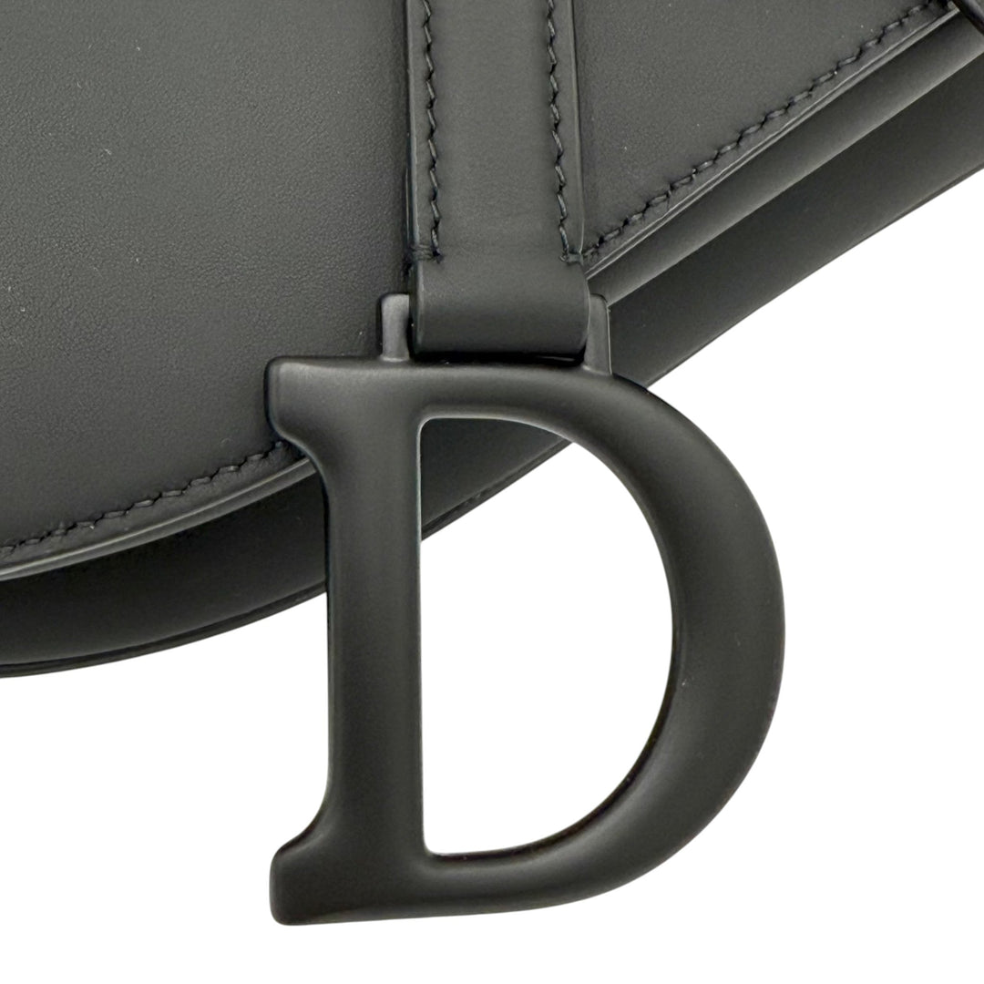 Saddle with Strap Calfskin Leather Bag