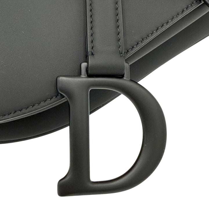 Saddle with Strap Calfskin Leather Bag